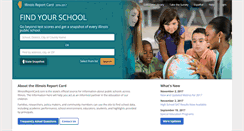 Desktop Screenshot of illinoisreportcard.com