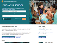 Tablet Screenshot of illinoisreportcard.com